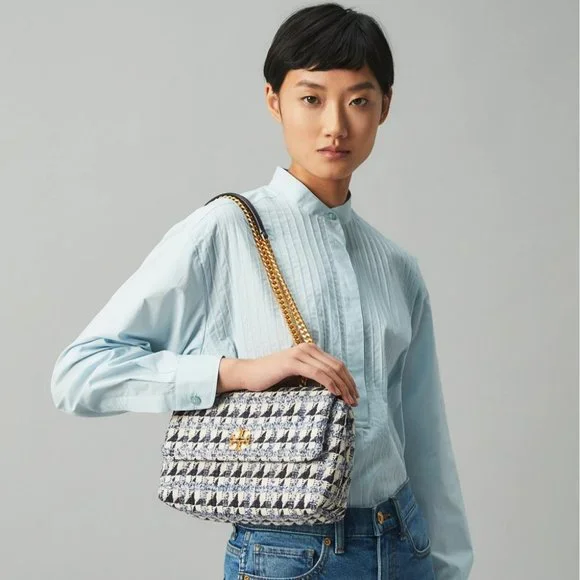 ✨NeW! Tory Burch Kira Tweeted Small Shoulder Bag - Picture 17 of 17